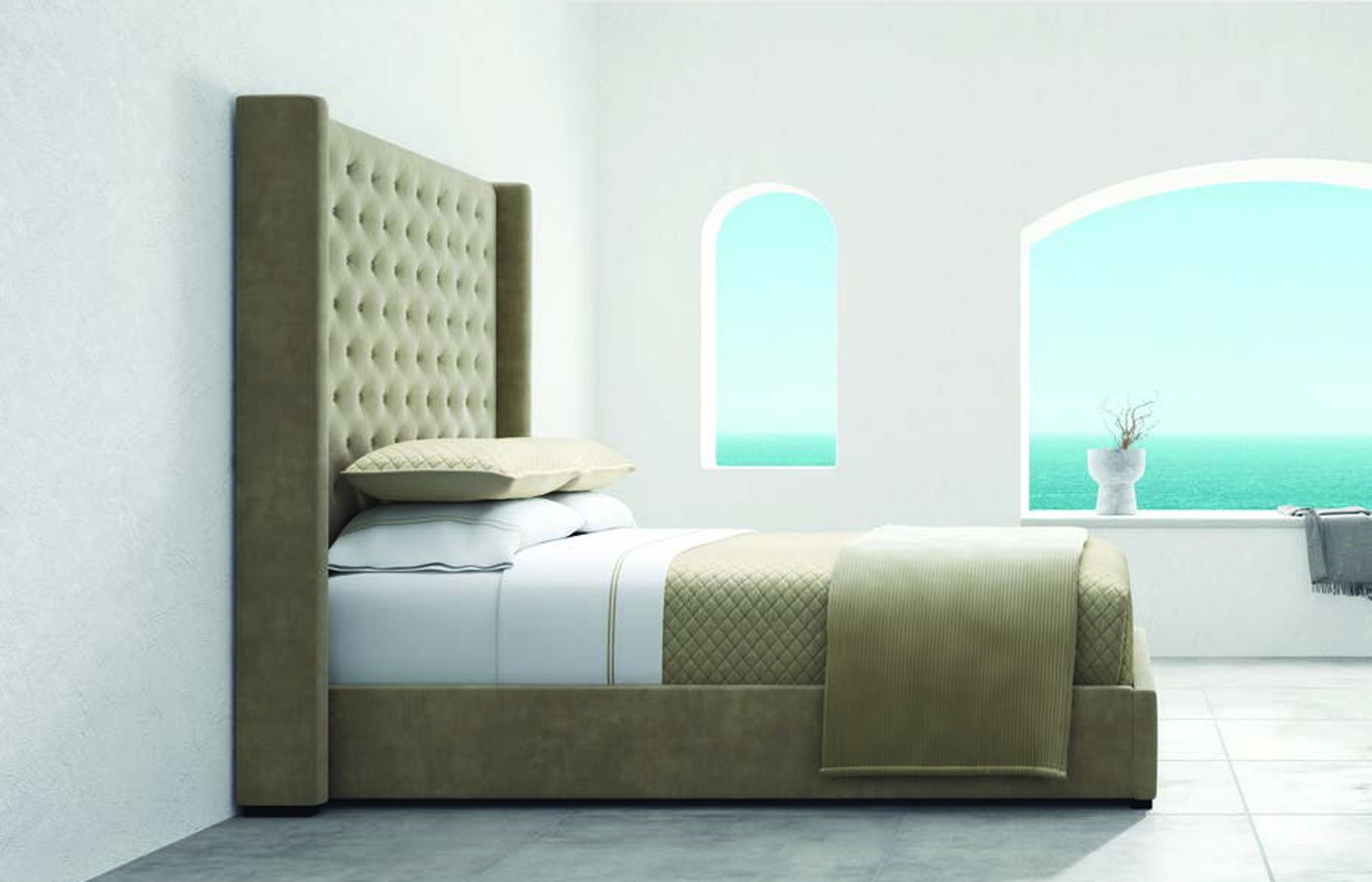 Inside the Sleep-N-Peace Saatva clearance showroom in Modesto